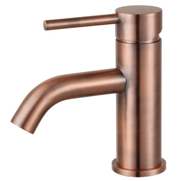 Fauceture LS8224DL Concord Single-Handle Bathroom Faucet W/ Push Pop-Up, Copper LS8224DL